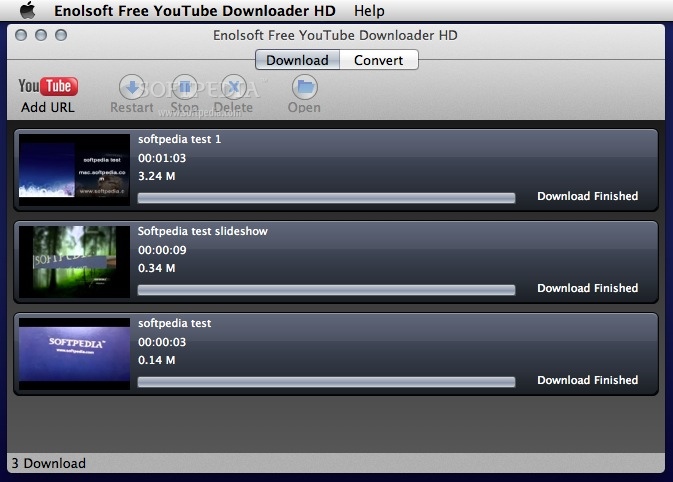 Enolsoft free youtube downloader hd for mac pc